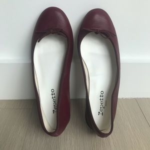 Brand new burgundy Repetto ballet flats